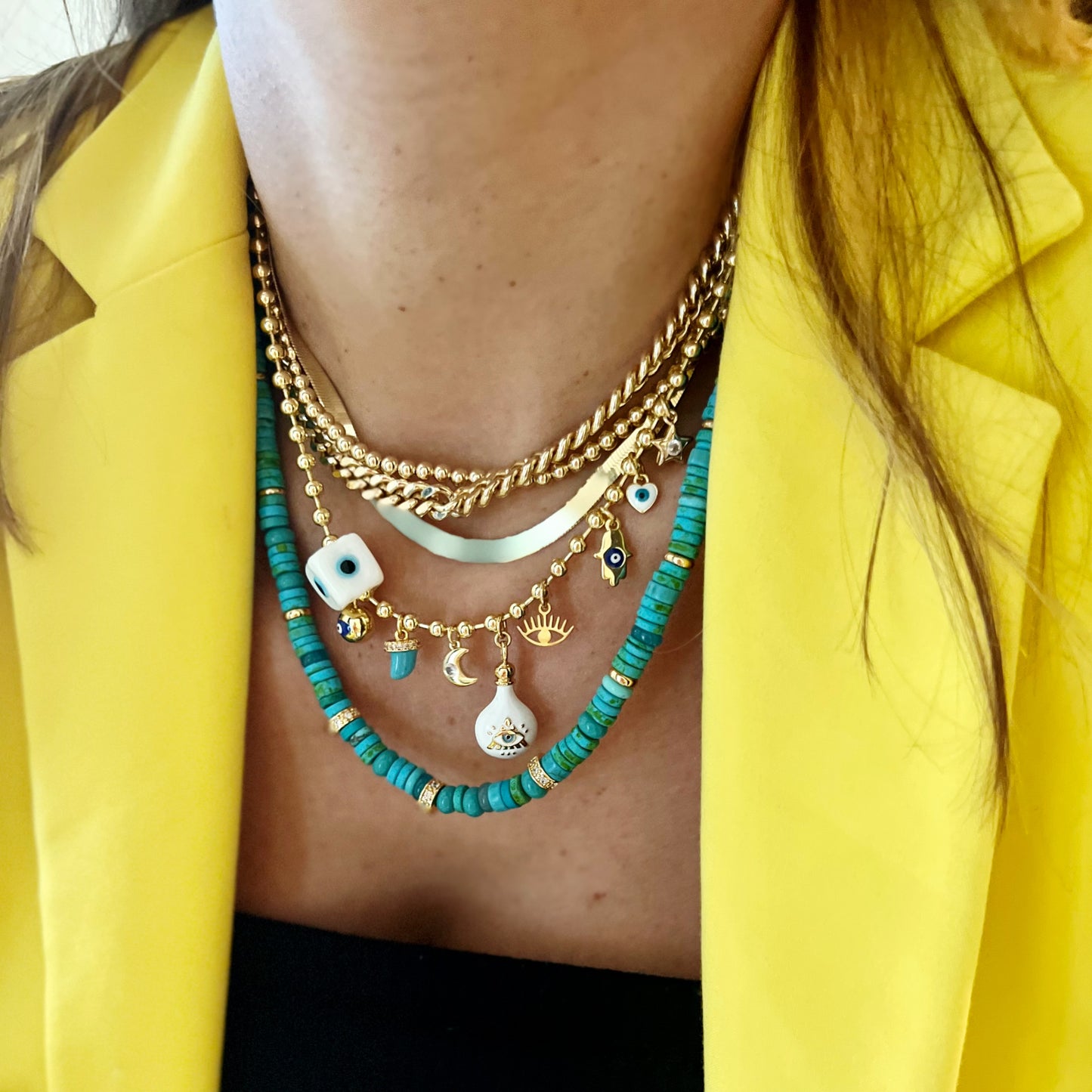 Necklace White Eye