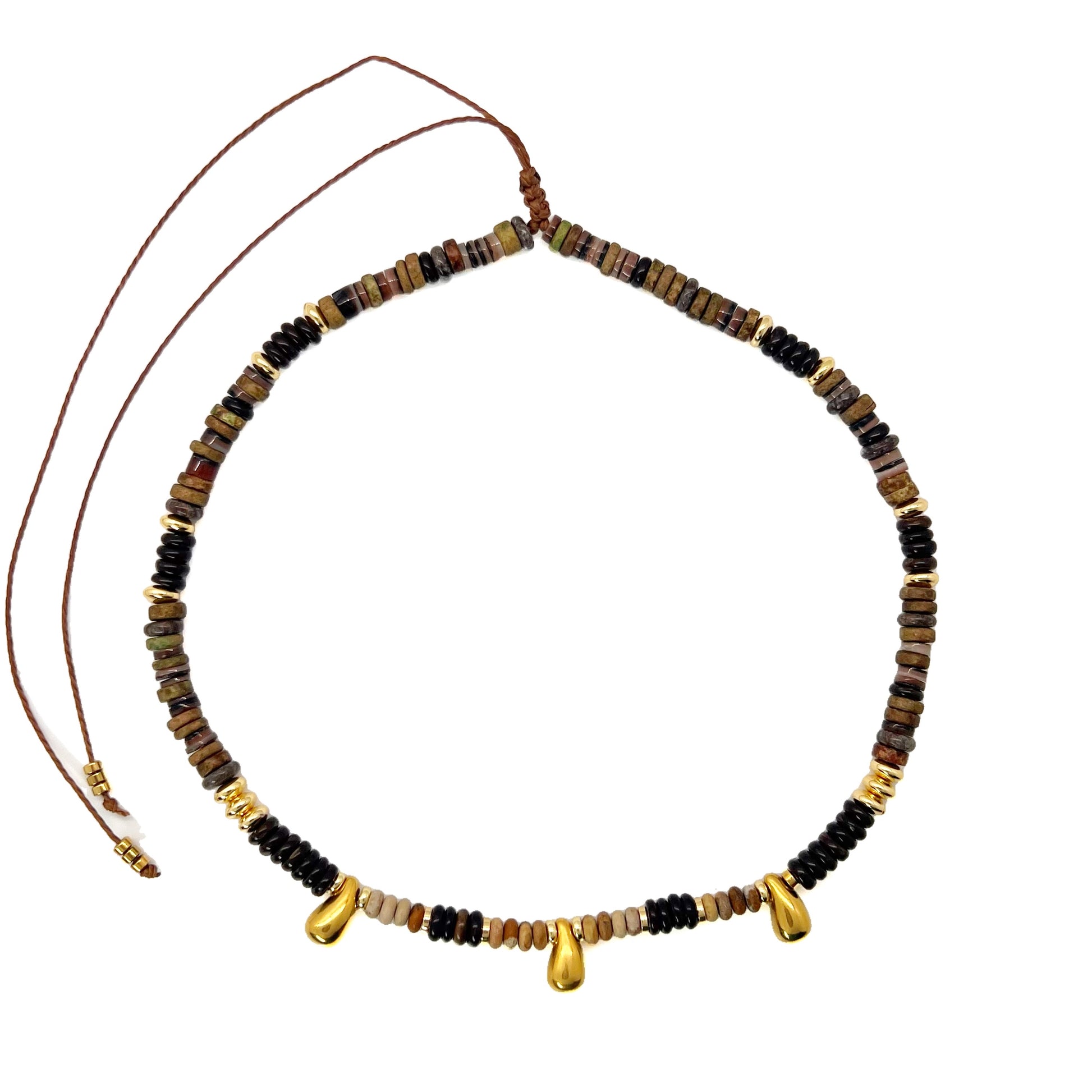 Sunset Necklace Triple Droops