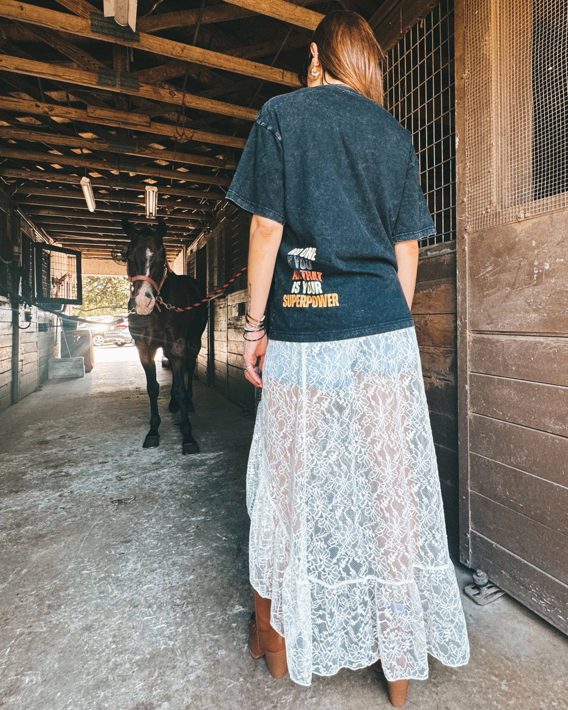 Cowgirl Superpower Oversized T-shirt