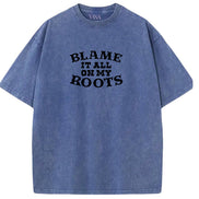 On My Root oversized T-shirt