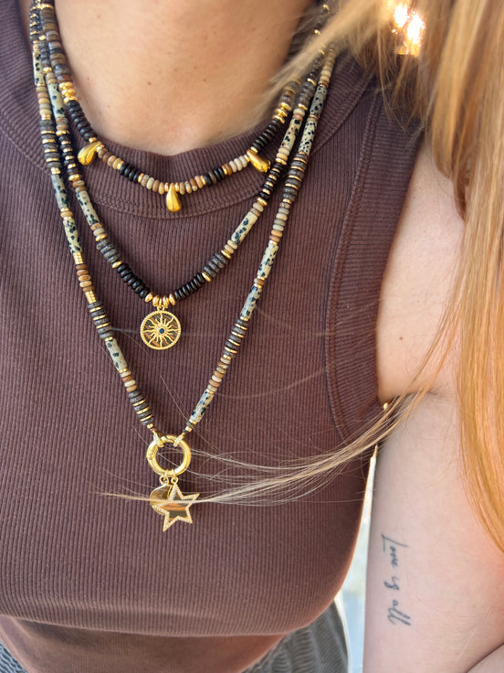 Sunset Necklace Triple Droops
