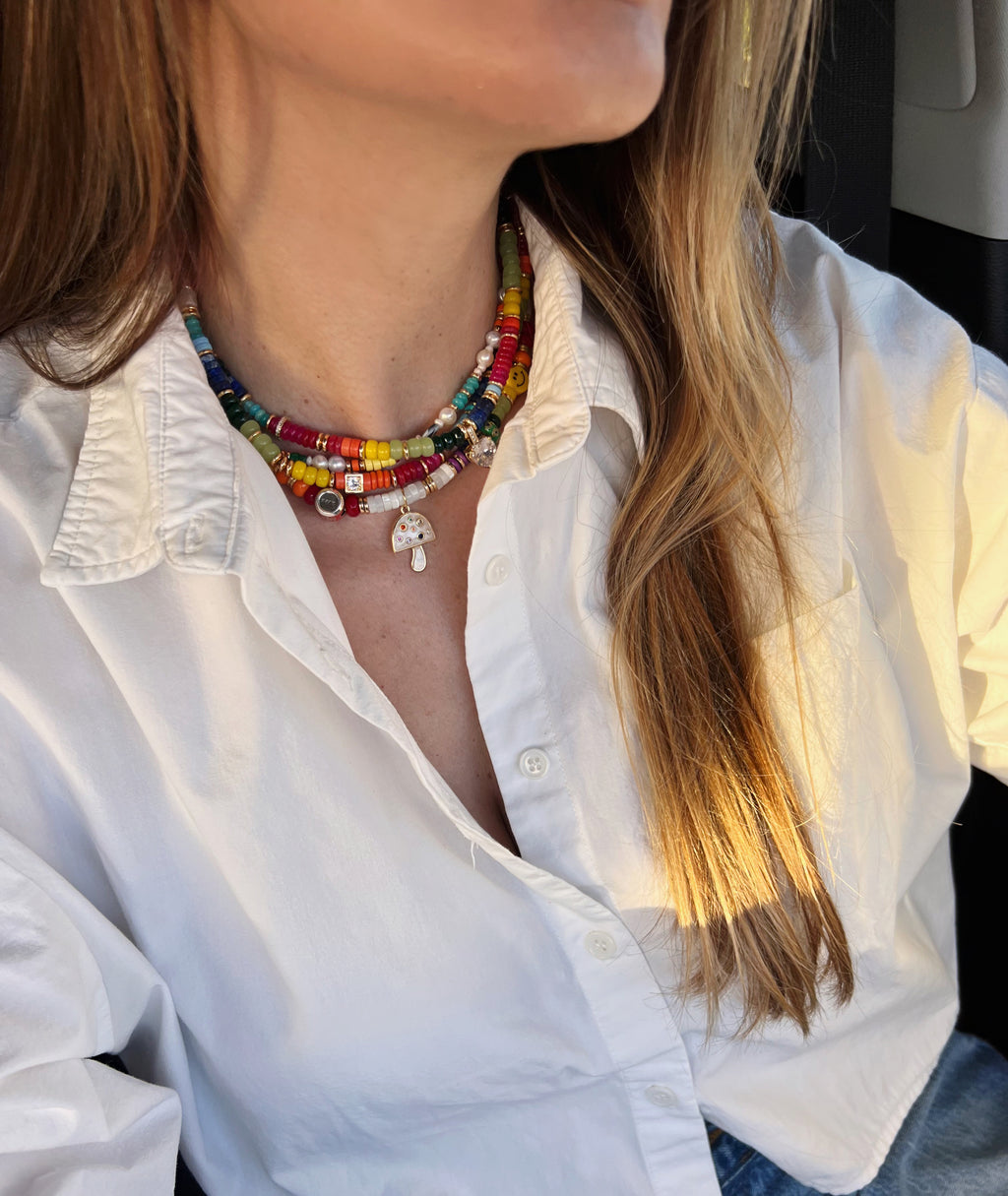 Colorful necklace Rainbow
