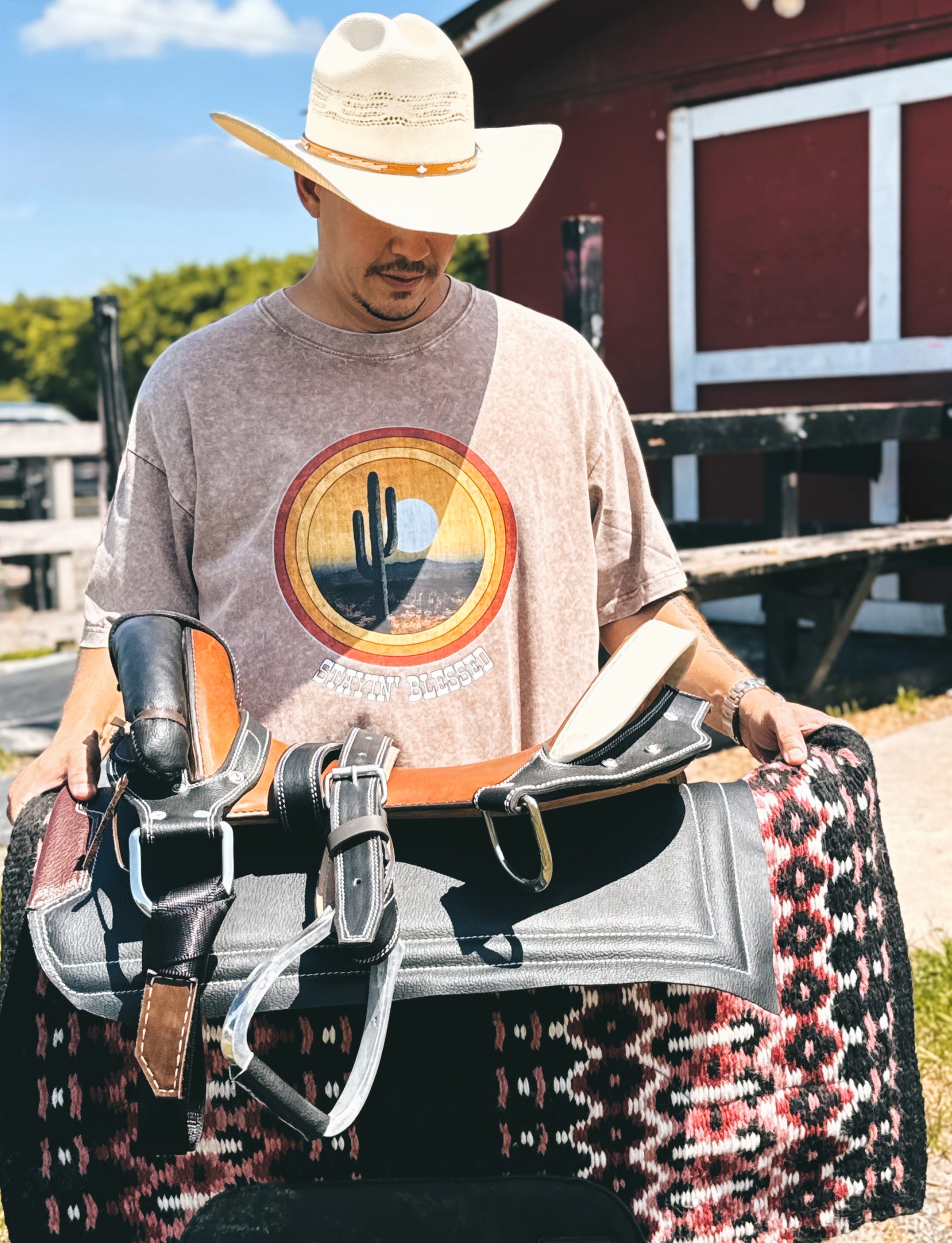 Staying Blessed oversized T-shirt