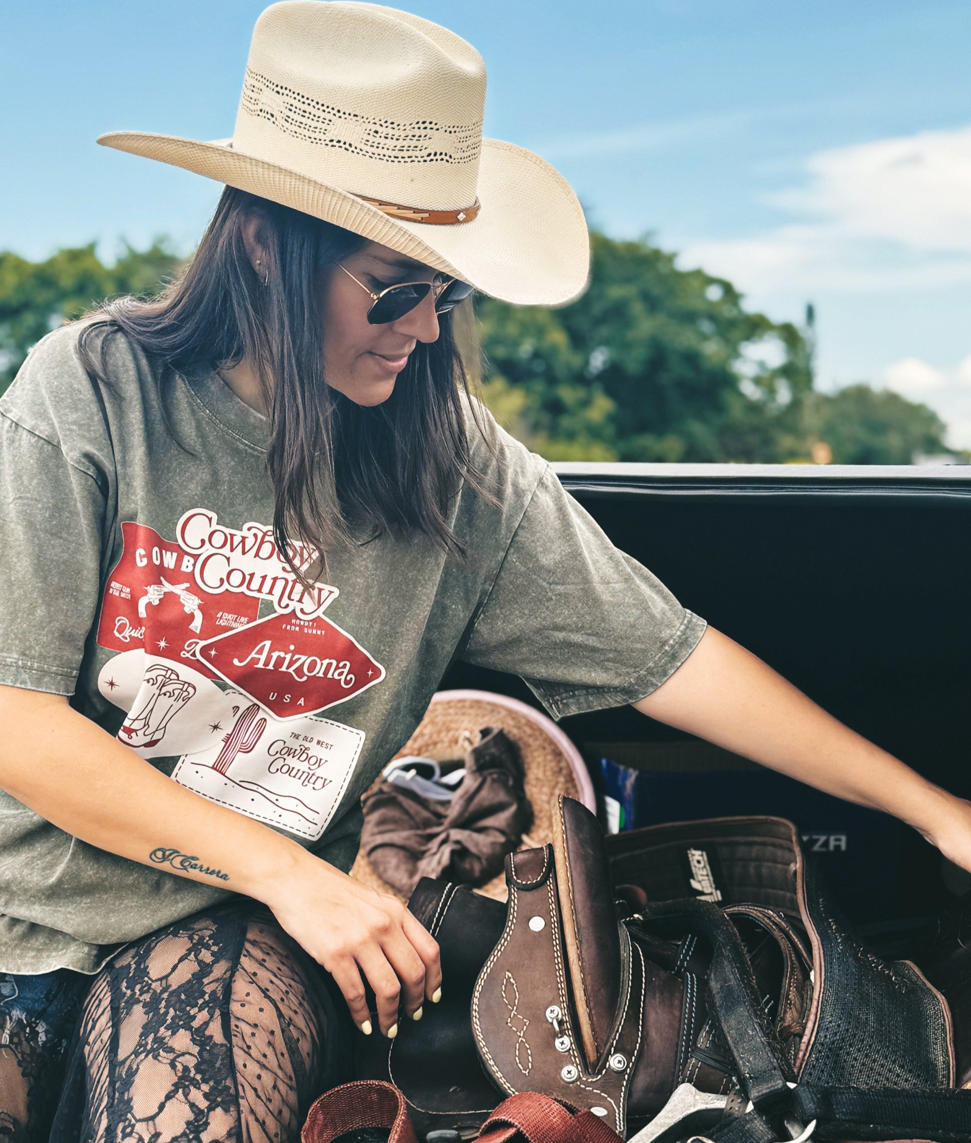 Cowboy Country Oversized T-shirt