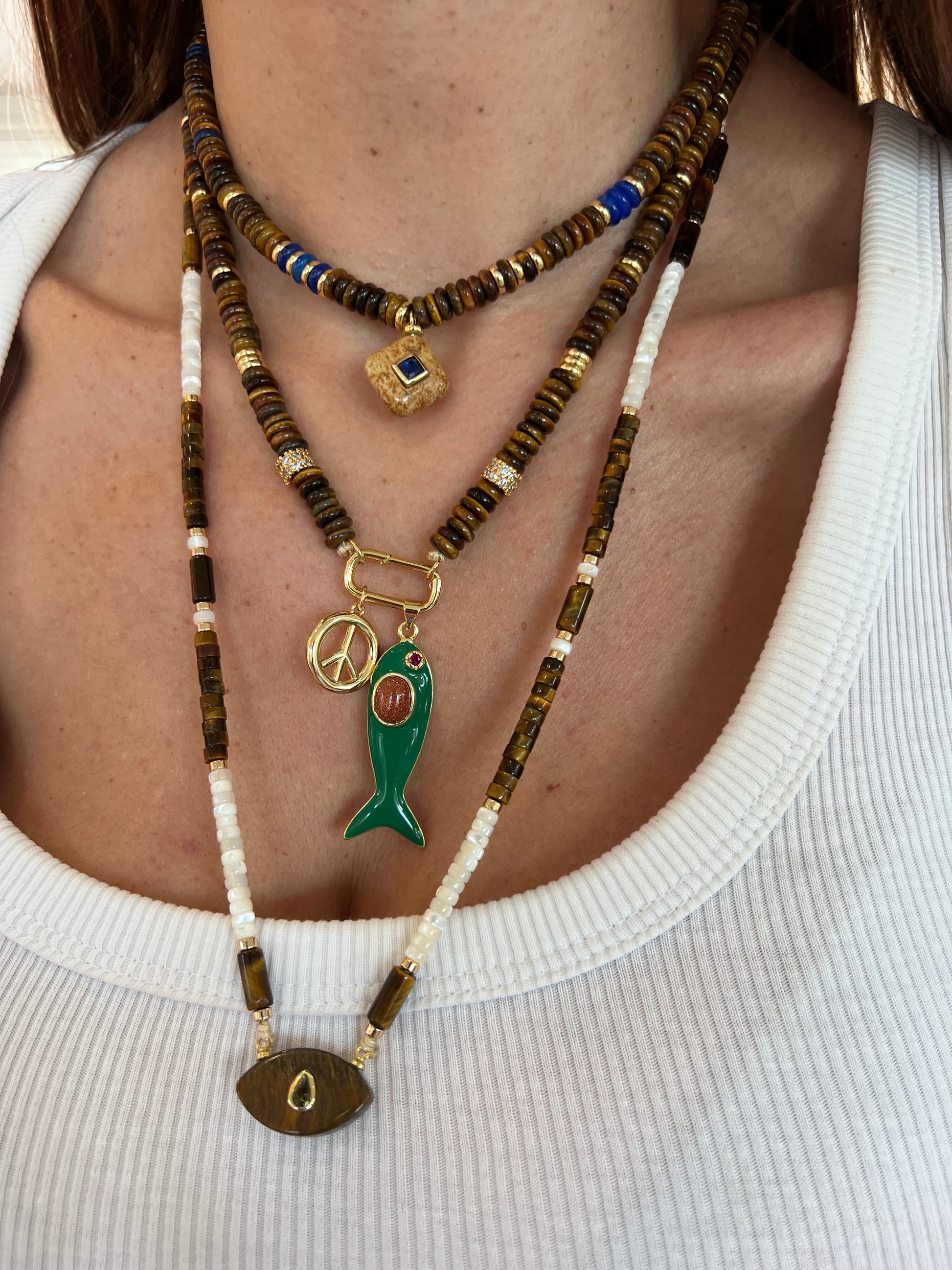 Stone Eye Necklace