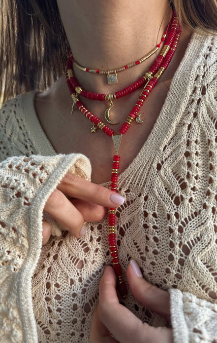 Red Moon Necklace