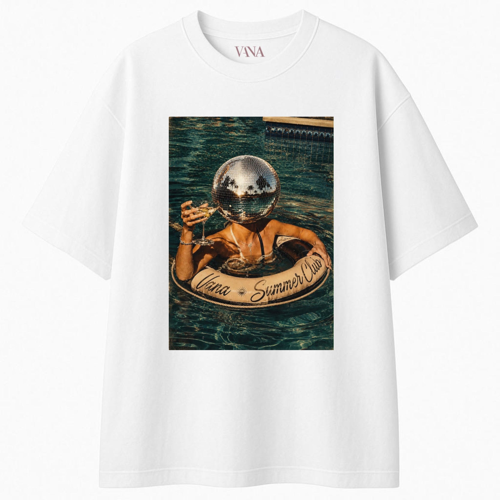 Summer Club Oversized T-shirt
