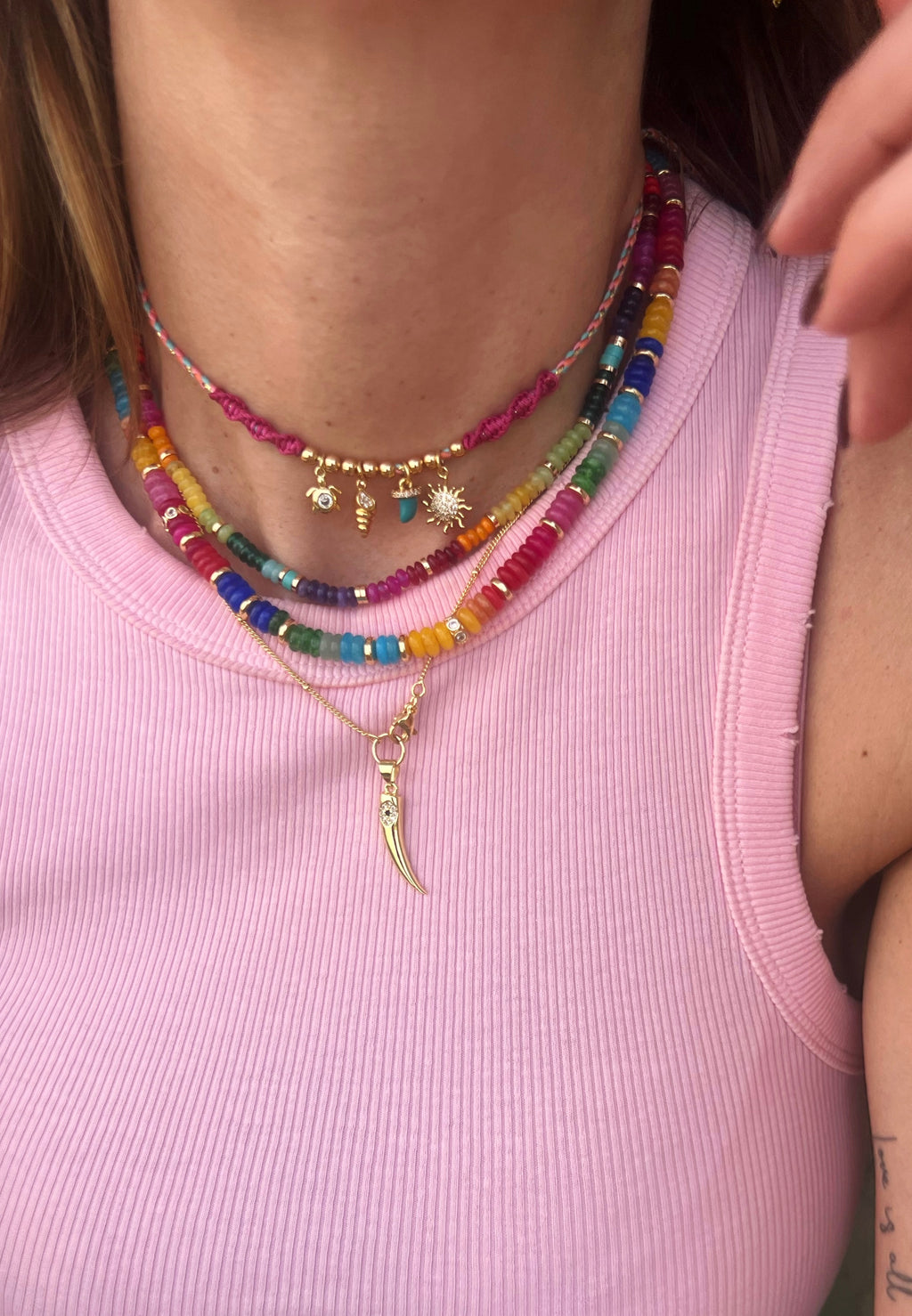 Charm Cord Necklace