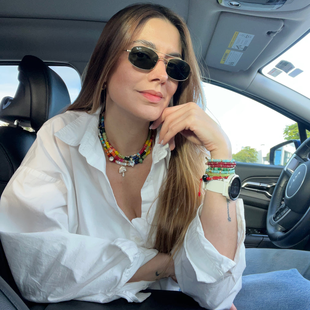 Colorful necklace Rainbow