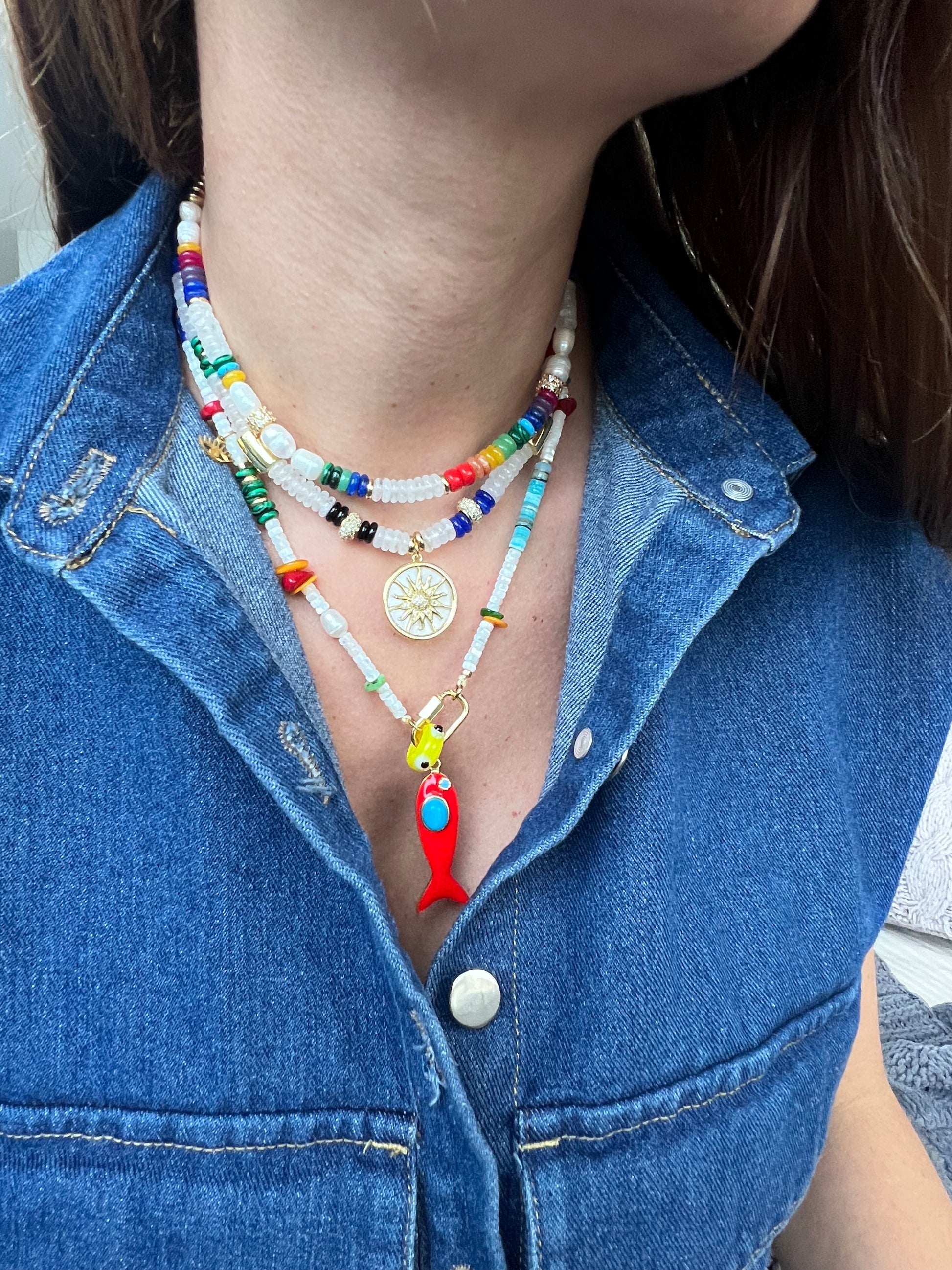Colors fish Necklace