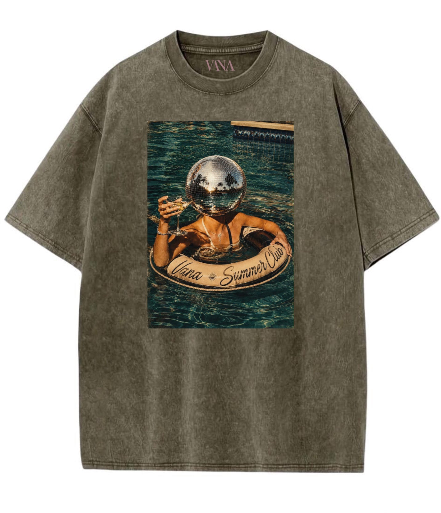 Summer Club Oversized T-shirt