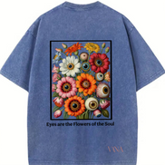 Flowers do Soul oversized T-shirt