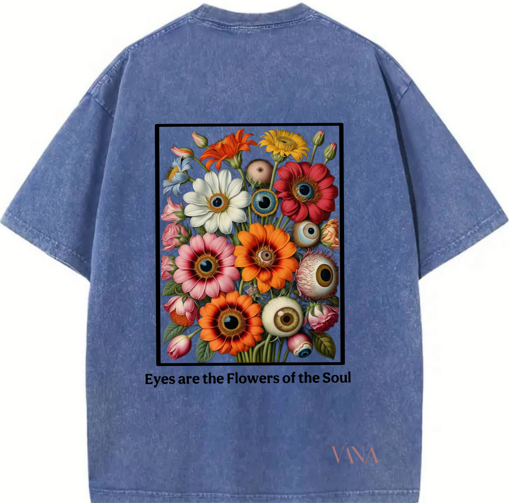 Flowers do Soul oversized T-shirt
