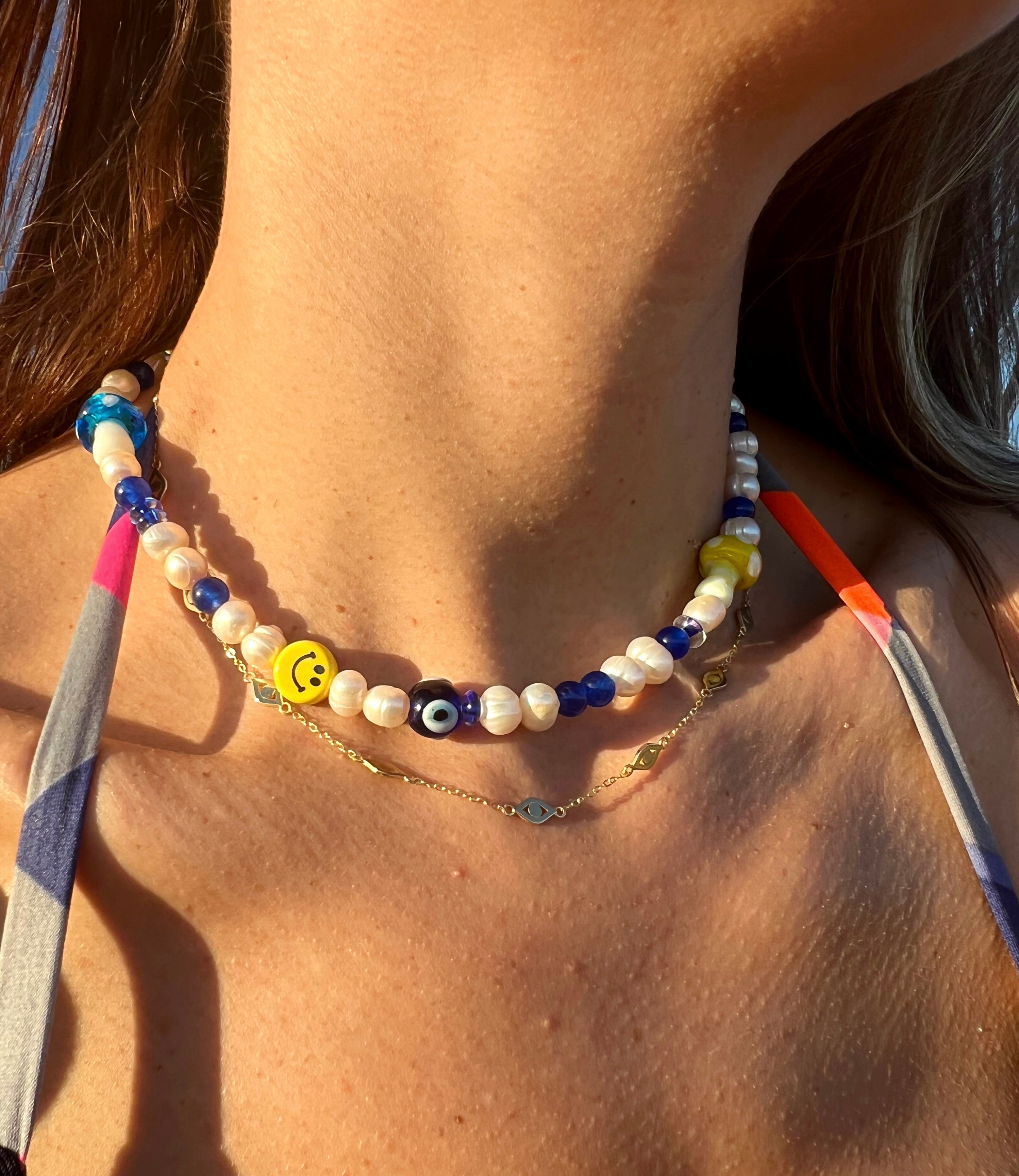 Funny Blue Perlas