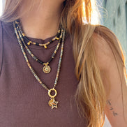 Sunset Necklace Triple Droops