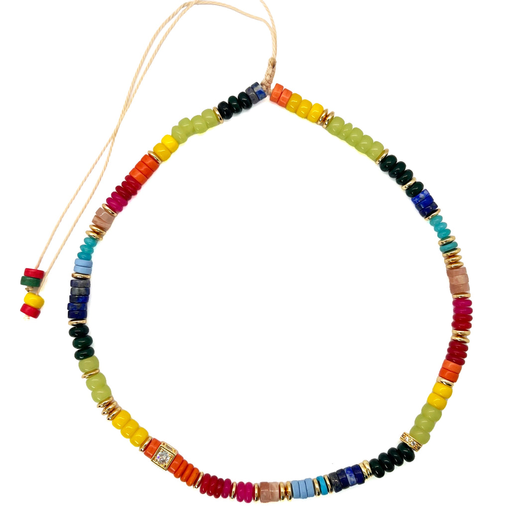 Colorful necklace Rainbow