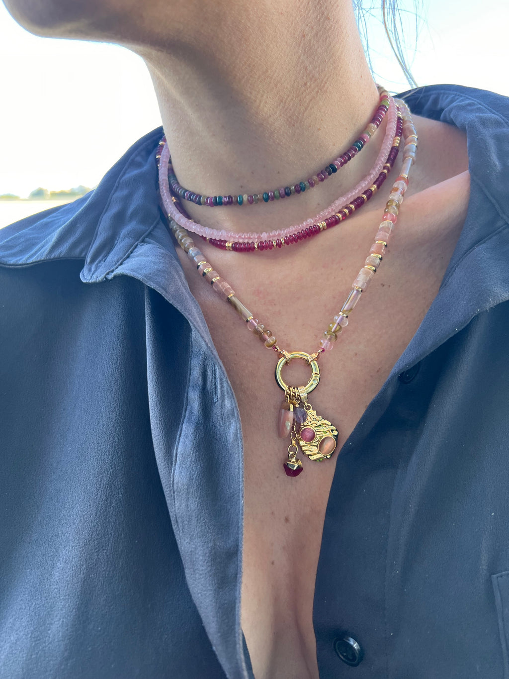 Pink magic Necklace