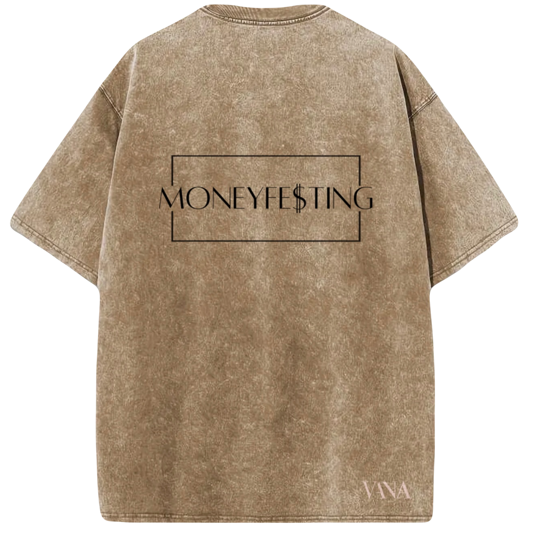 Moneyfesting  Oversized  T-shirt