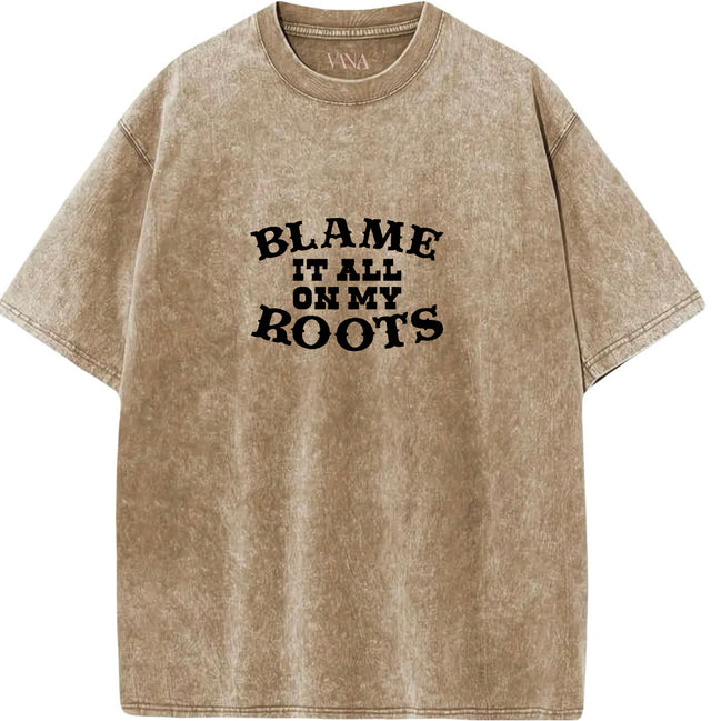 On My Root oversized T-shirt