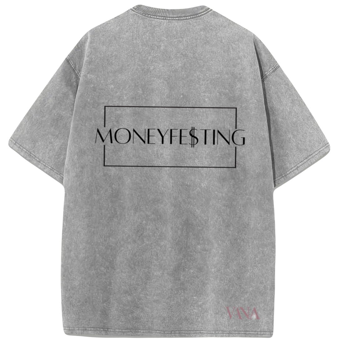 Moneyfesting  Oversized  T-shirt