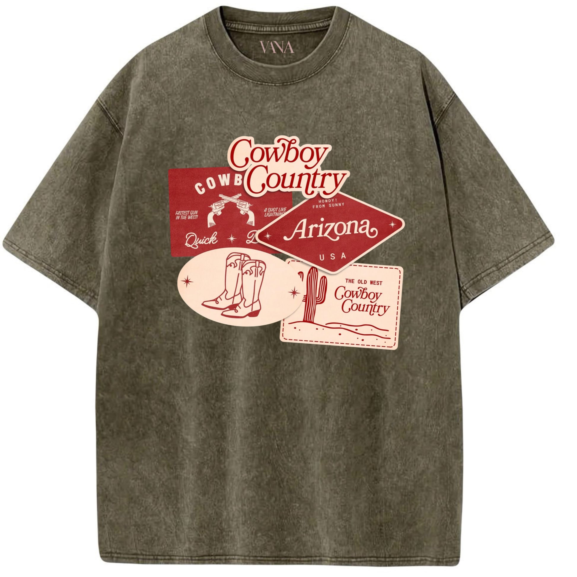 Cowboy Country Oversized T-shirt