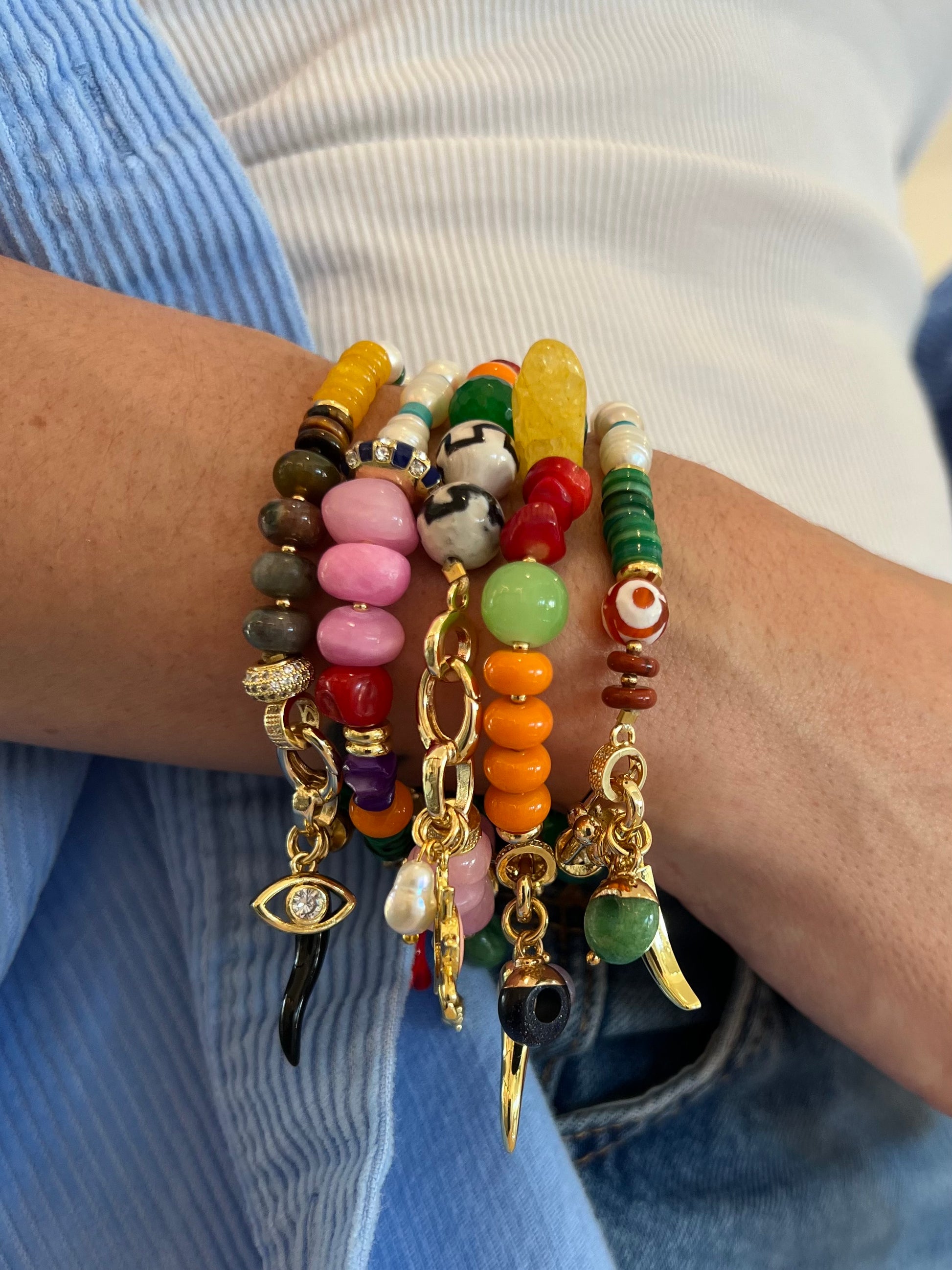 Colorful Bracelet Charms