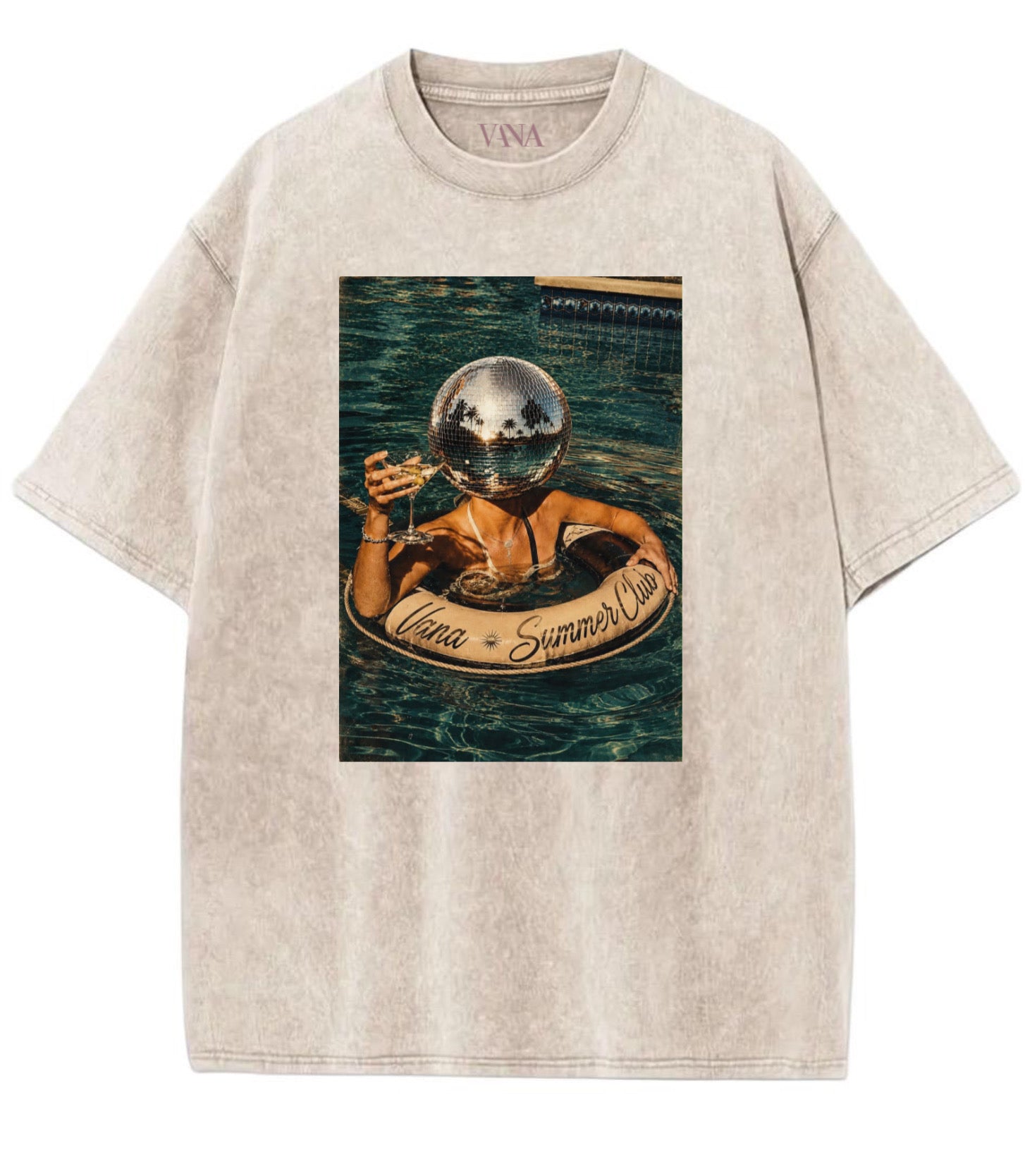 Summer Club Oversized T-shirt