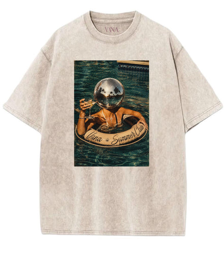 Summer Club Oversized T-shirt