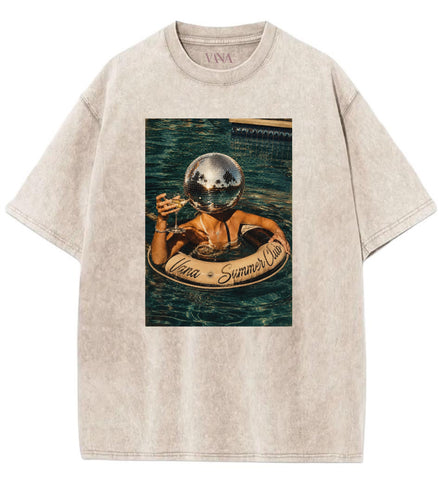 Summer Club Oversized T-shirt