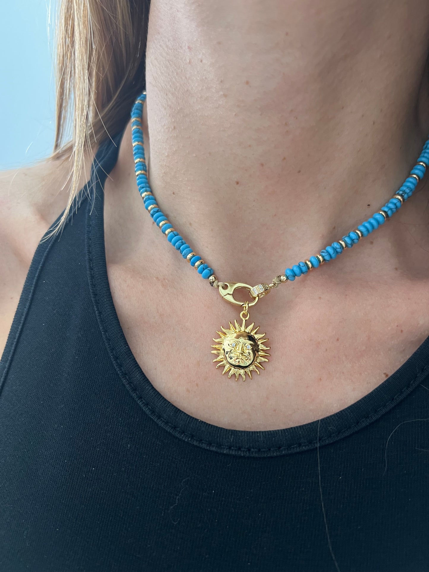 Turquoise sunshine Necklace