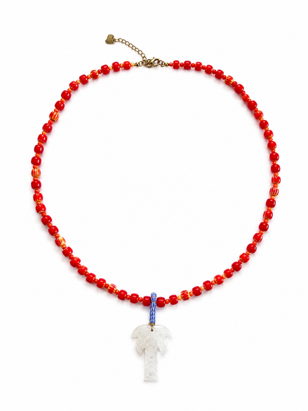 Tropical Palm Necklace