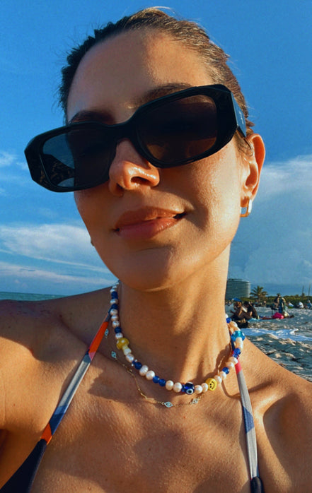 Funny Blue Perlas
