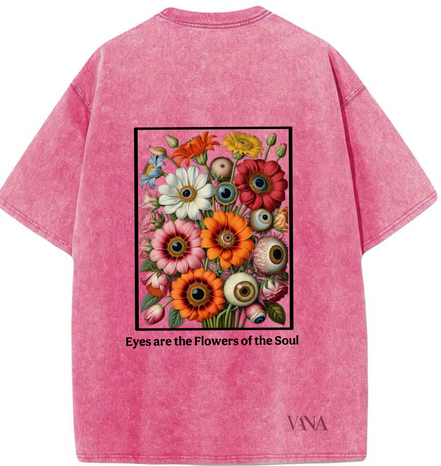 Flowers do Soul oversized T-shirt