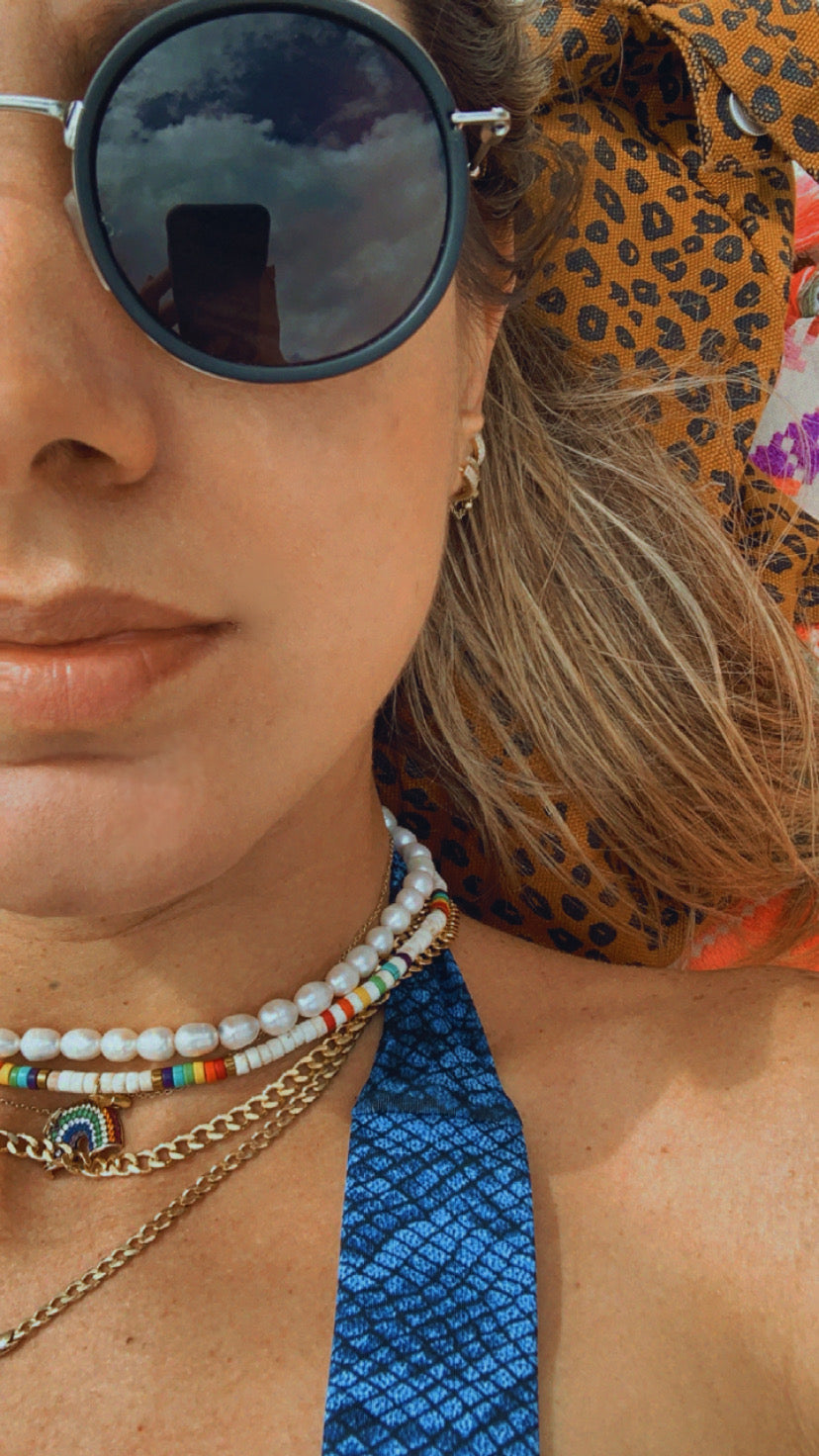 Choker Perlas