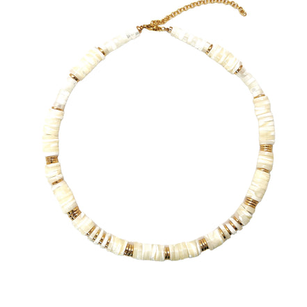 White shell choker