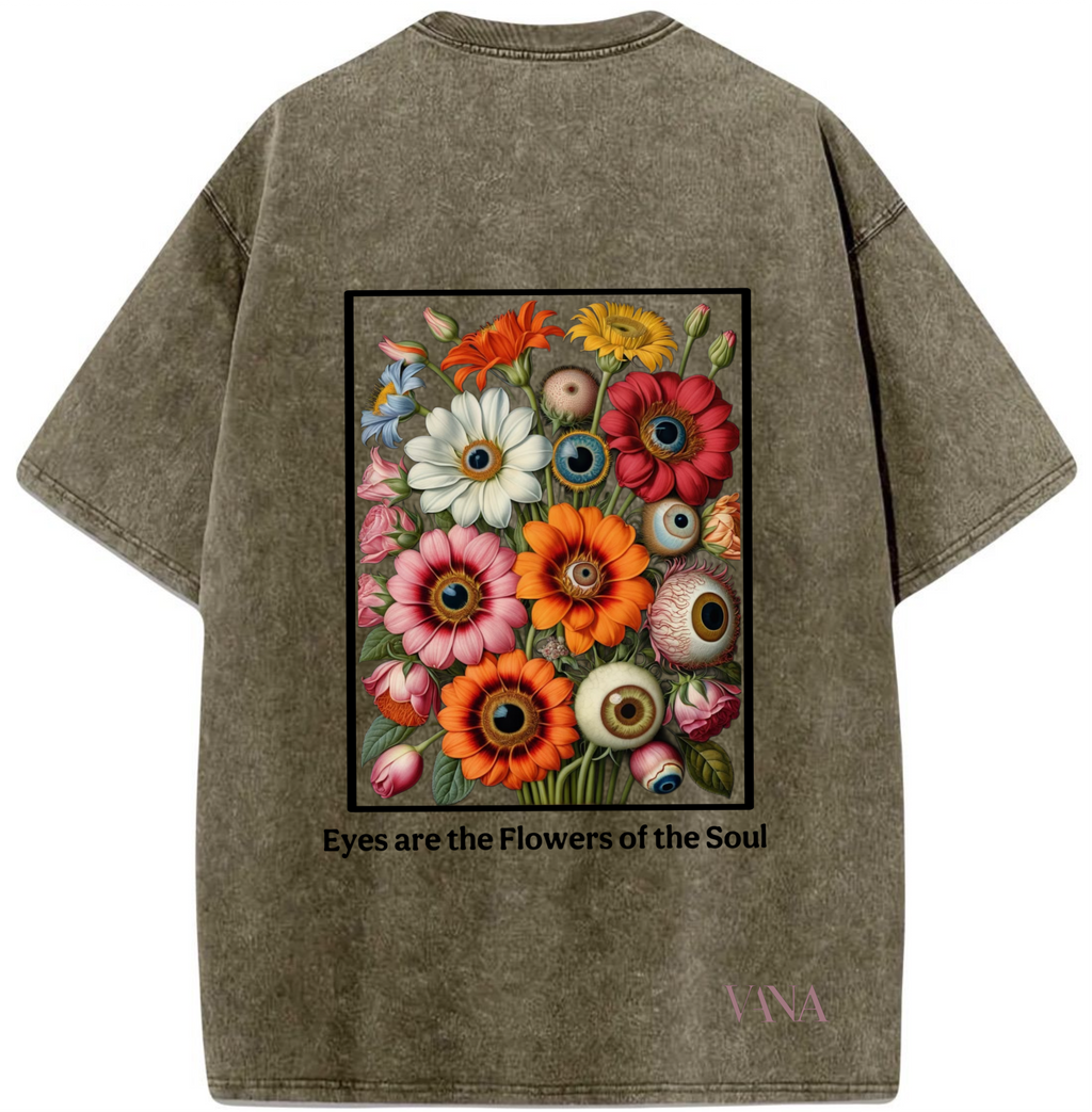 Flowers do Soul oversized T-shirt