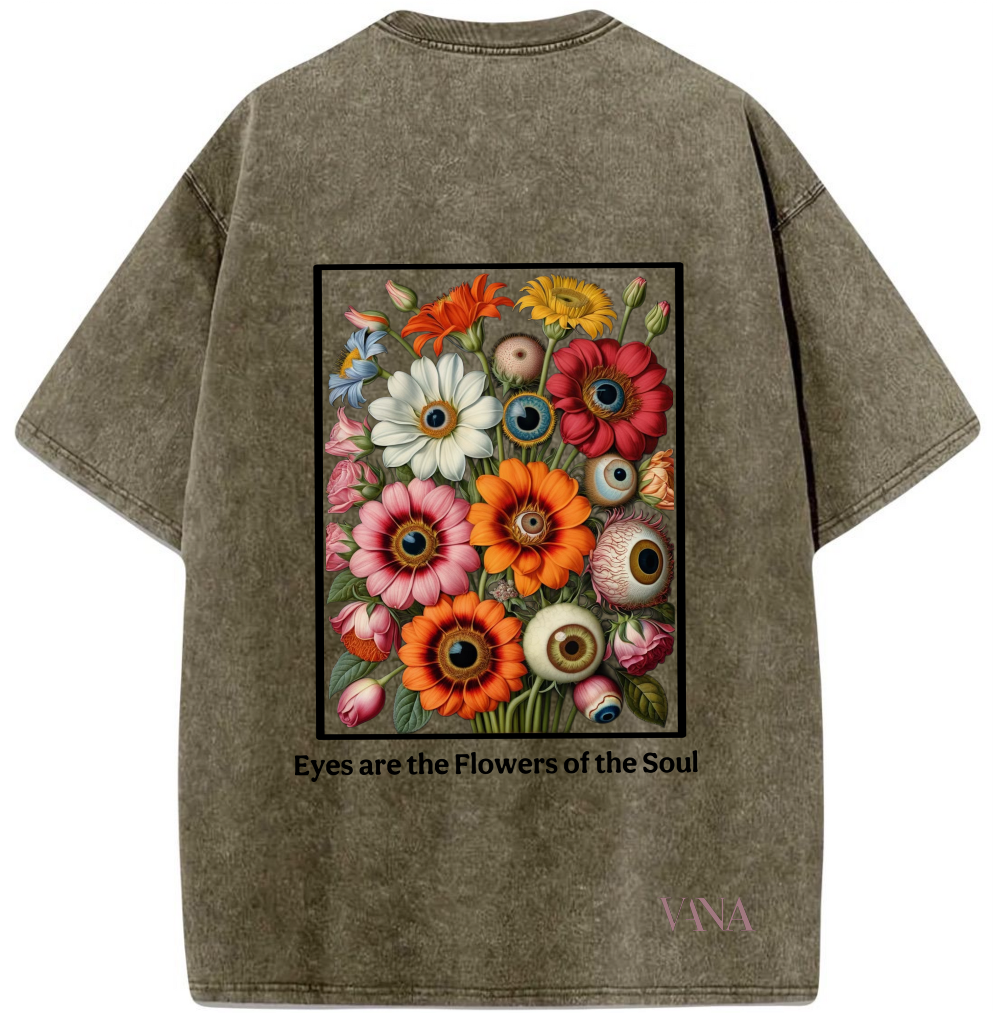 Flowers do Soul oversized T-shirt