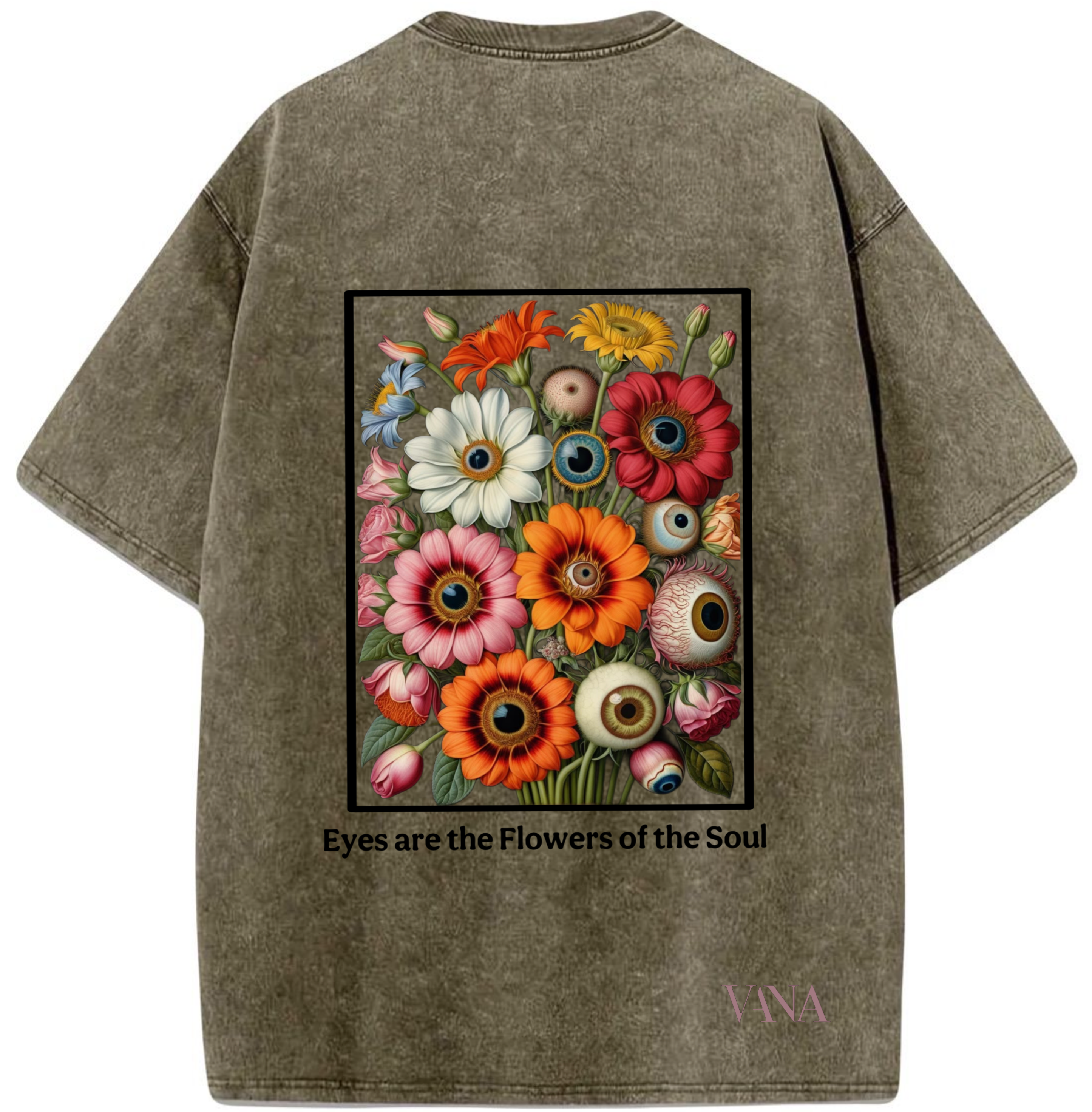Flowers do Soul oversized T-shirt