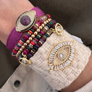 Stone Macrame bracelet