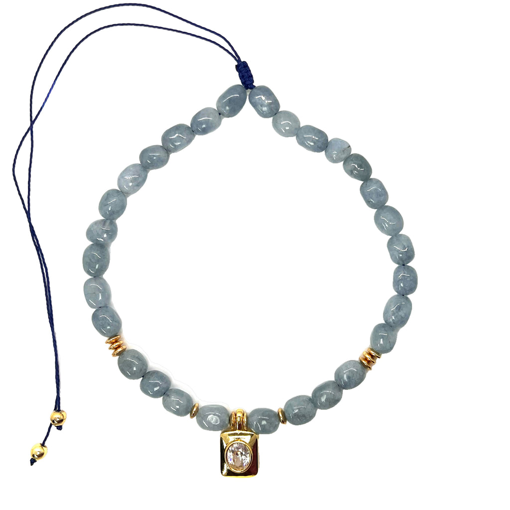 Square Gray Necklace