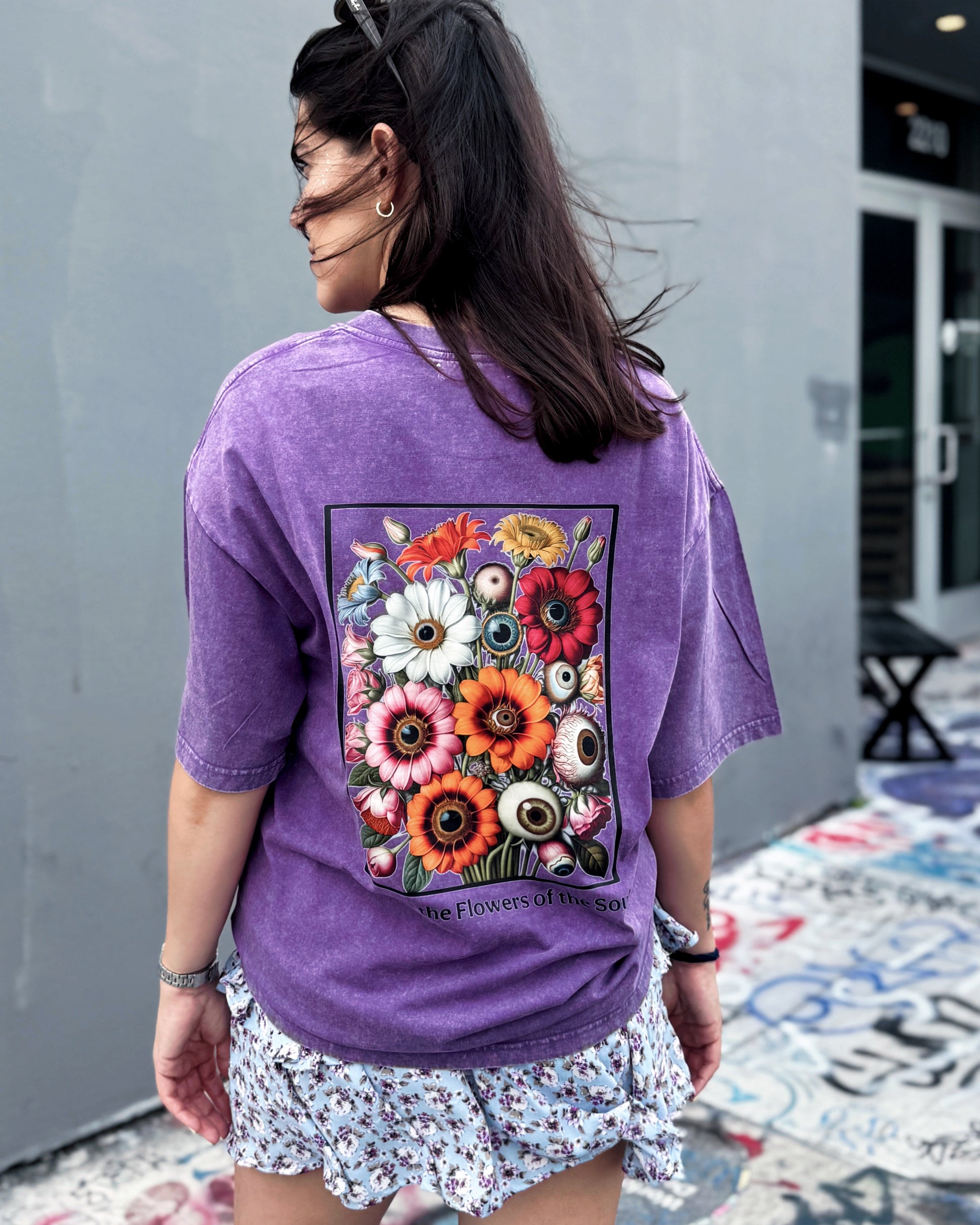 Flowers do Soul oversized T-shirt
