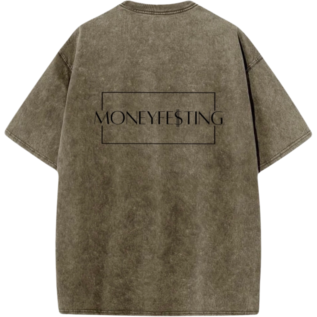 Moneyfesting  Oversized  T-shirt