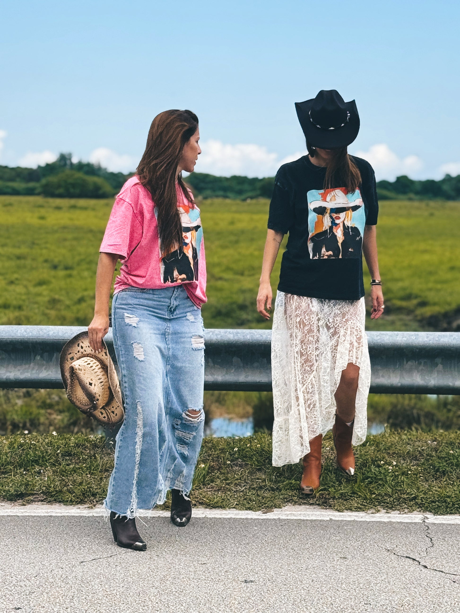 Cowgirl Superpower Oversized T-shirt