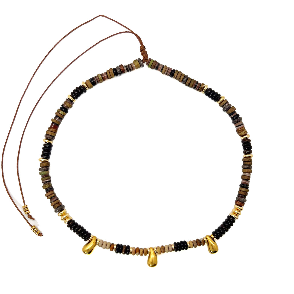 Sunset Necklace Triple Droops