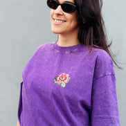Flowers do Soul oversized T-shirt