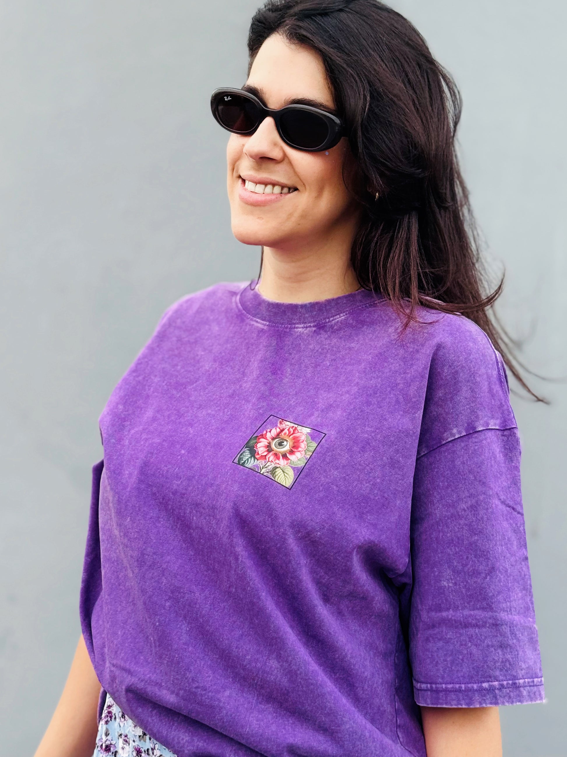 Flowers do Soul oversized T-shirt