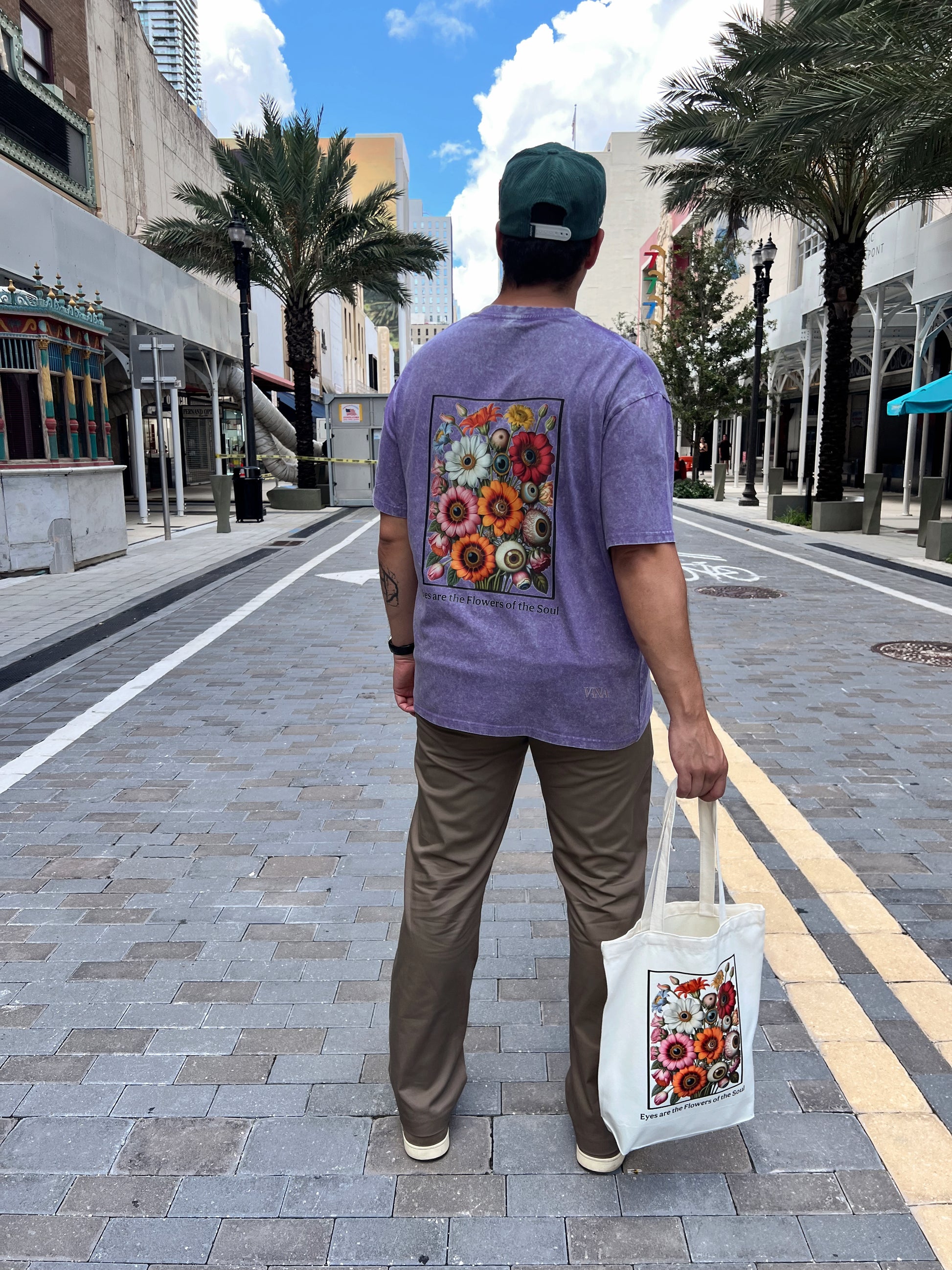 Flowers do Soul tote bag