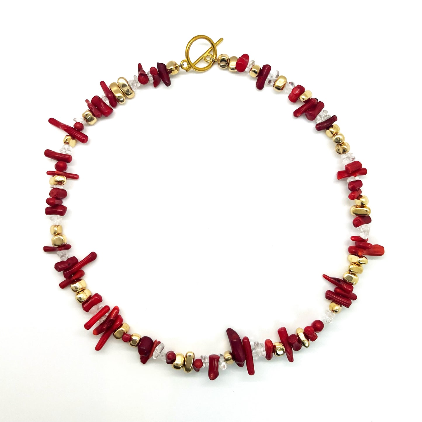 Choker Coral Red